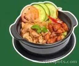 Cơm thố gà xá xíu