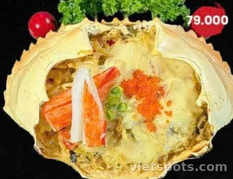 Mai cua nướng sốt phô mai