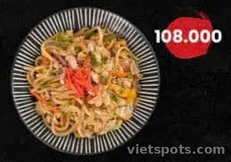 Mỳ udon xào hải sản