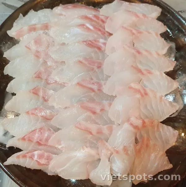 cá mú gỏi cá sống (nhỏ·1 người)