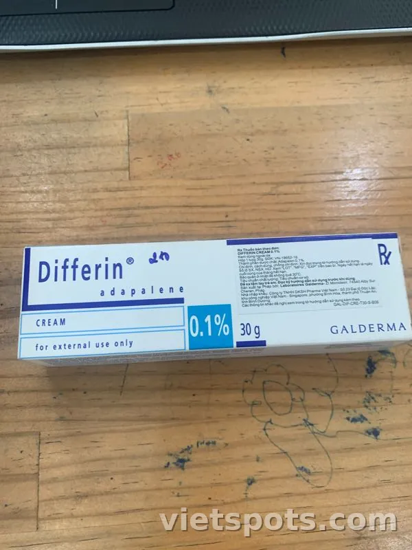 Kem trị mụn Differin (30g)