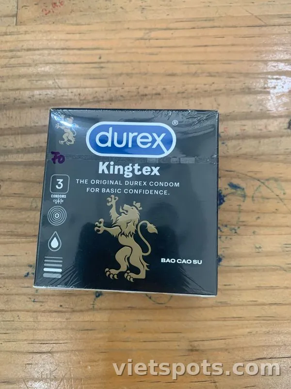 Bao cao su Durex Kingtex (3 cái)