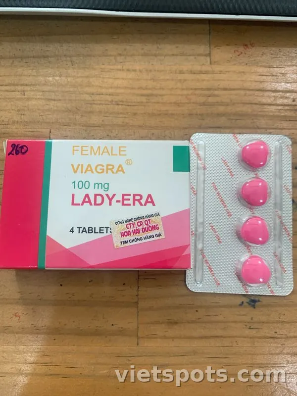 Viagra Nữ Lady Era 100mg (hộp 4 viên)