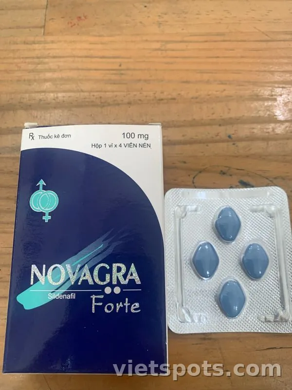 Novagra 100mg viên nén (vỉ 4 viên)