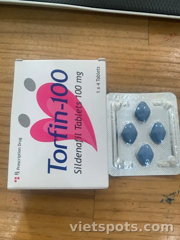 Torfin 100 mg (1 vỉ x 4 viên)
