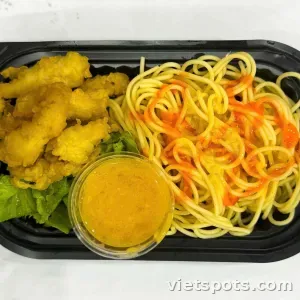 Mỳ ý gà finger bơ tỏi