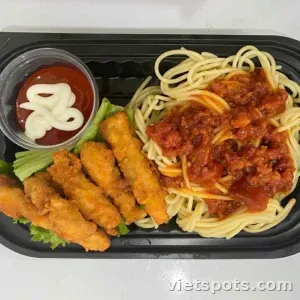 Mì ý gà finger