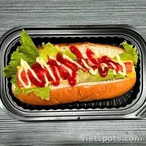 Hotdog thanh cua phô mai