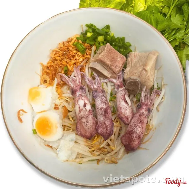 Hủ Tiếu/Mỳ/Bánh canh Mực Sữa-Sườn Non