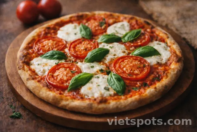 Pizza Phô Mai Và Lá Húng (Margherita)