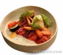 Cá Hồi Muối Thảo Mộc