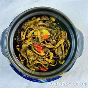 Nấm Lộc Nhung kho nghệ