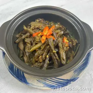 Tảo Xoắn Chile kho nghệ