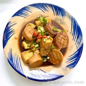 Đậu Khuôn Kho Nấm