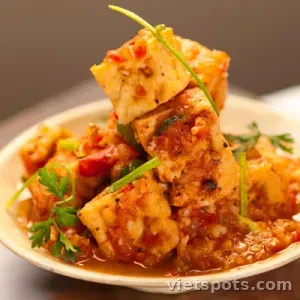 Đậu khuôn sốt cà