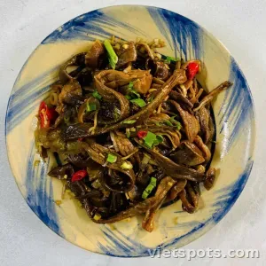 Nấm Lộc Nhung Xào Sả Ớt
