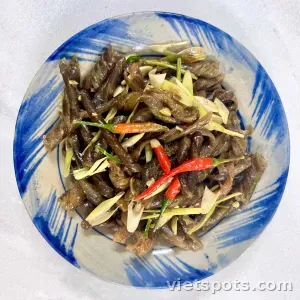 Tảo Xoắn Chile Xào Sả Ớt