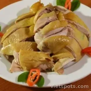 Cơm gà chặt