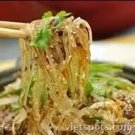 Miến Xá xíu trộn khô