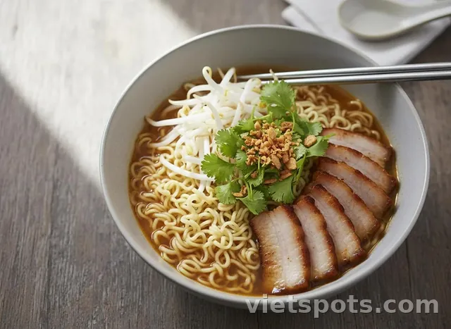 Mì tôm – thịt