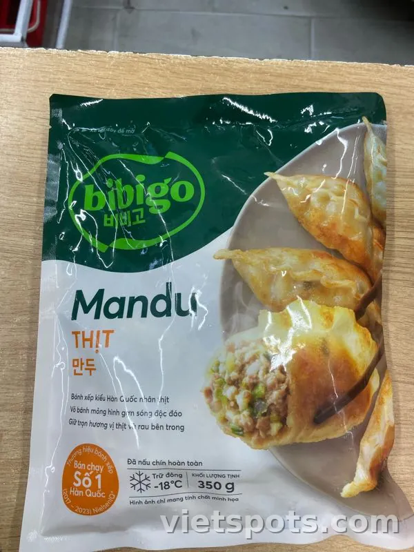 Bibigo Mandu Nhân Thịt 350g