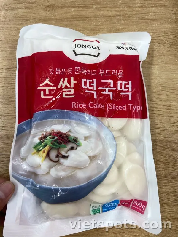 Bánh gạo nấu canh Jonggajip 500g