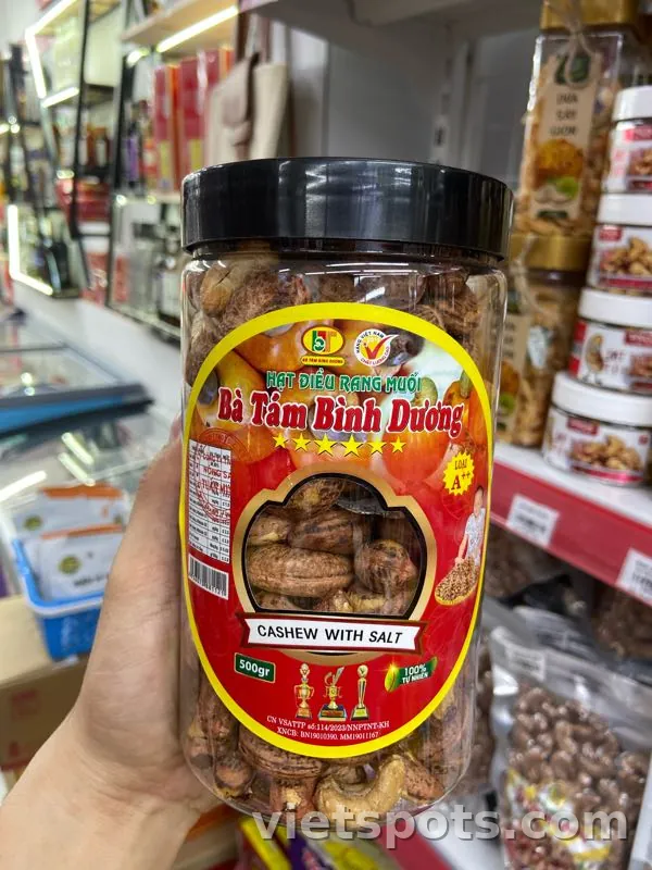 Ba Tam Bình Dương Hạt Điều Rang Muối 500g