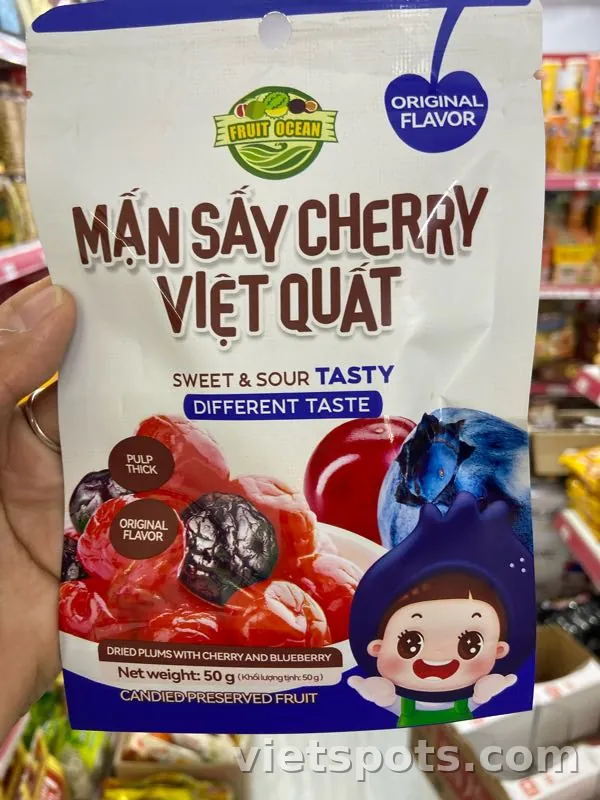 Mận Anh Đào Việt Quất Khô 50g