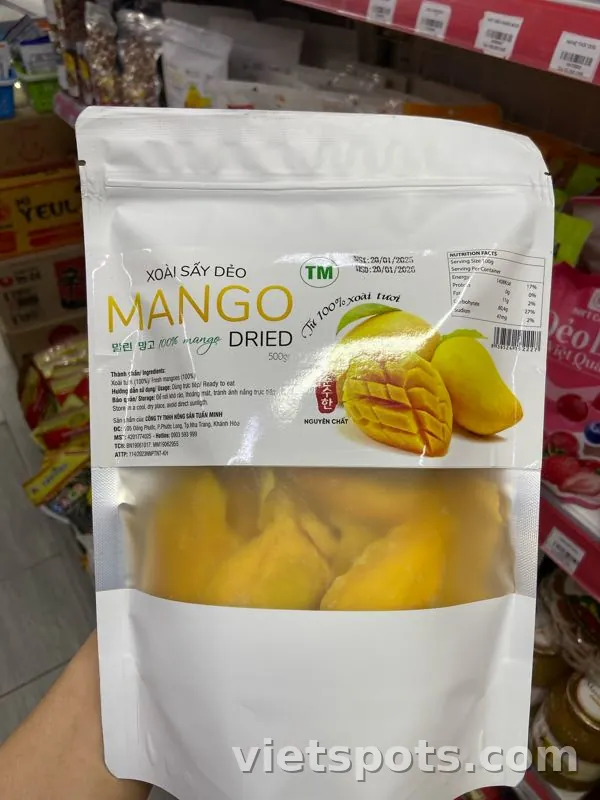 Xoài khô 100% 500g
