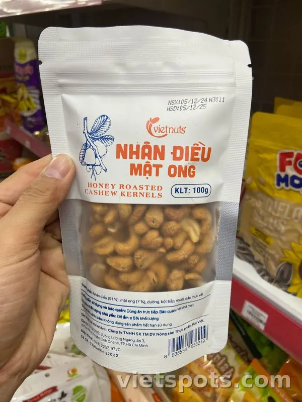 Hạt Điều Mật Ong 100g