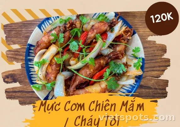 Mực Cơm Chiên Mắm / Cháy Tỏi
