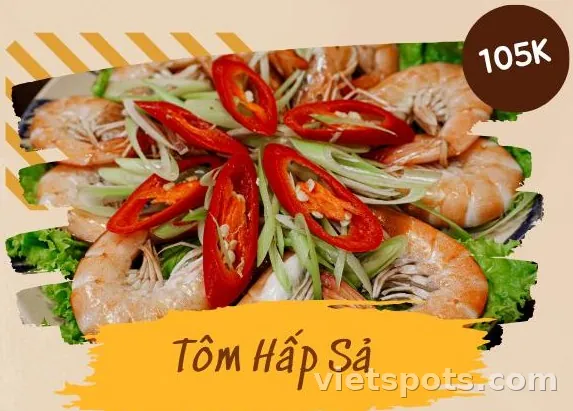 Tôm Hấp Sả
