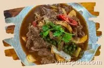 Bò Sốt Tiêu Xanh