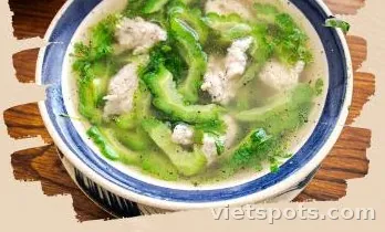 Canh Khổ Qua Chả Cá Thác Lác