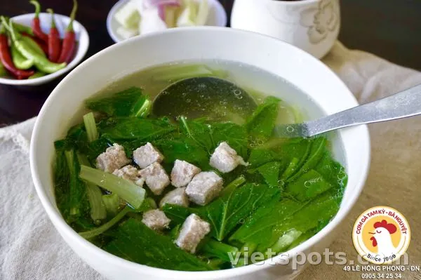 Canh cải bẹ xanh