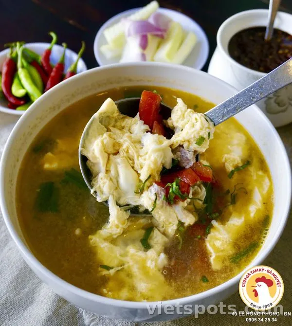 Canh cà chua trứng