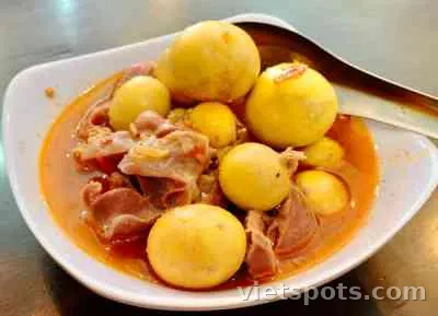 Mề gà kho