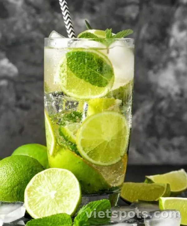 Soda chanh bạc hà