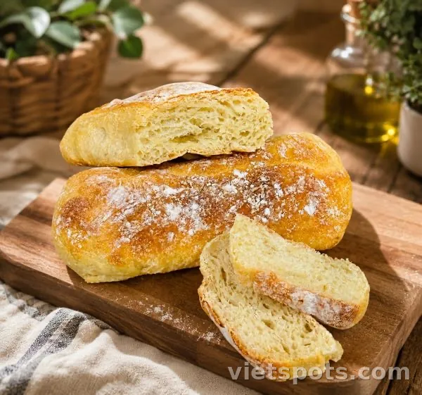 [Nhà làm] Bánh ciabatta 180g~190g (1 ổ)