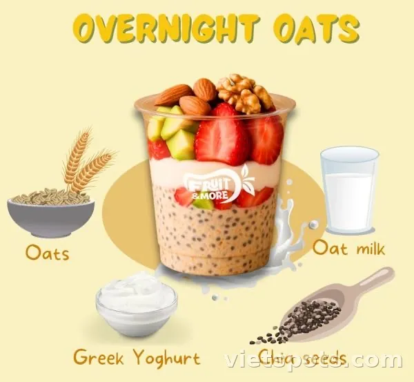 Yến mạch qua đêm