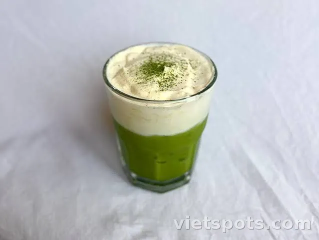 Matcha kem muối