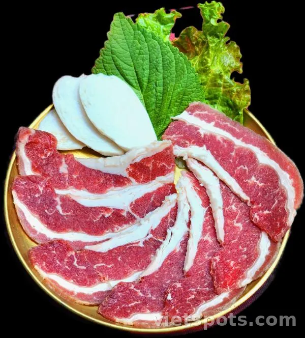200g thịt ba chỉ bò