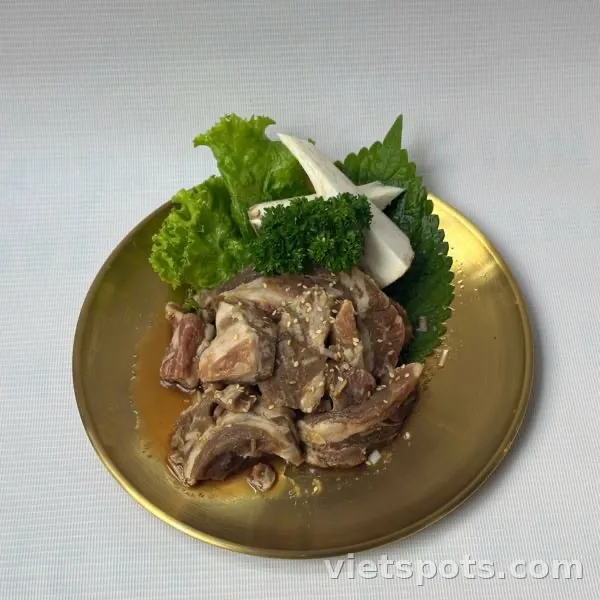 200g sườn ướp gia vị