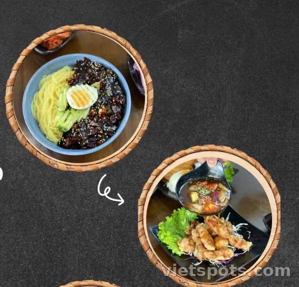 Combo: Mỳ tương đen + Thịt chua ngọt