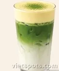 Matcha latte kem trứng