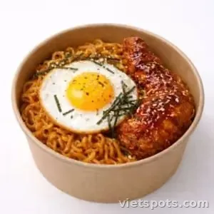 COMBO 1 GÀ RÁN, 1 MÌ CAY SỐT HANCHICK (M), 1 TRỨNG CHIÊN
