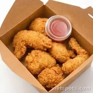 Gà giòn 6pcs (Tuỳ chọn 2 xốt chấm yêu thích) - Double Joy