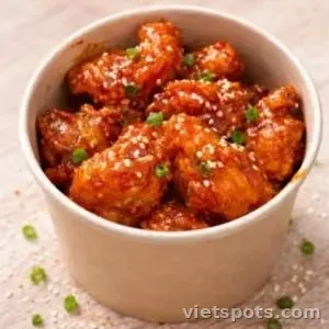 SỤN GÀ CHIÊN XỐT CAY (Chicken Cartilage Bites)