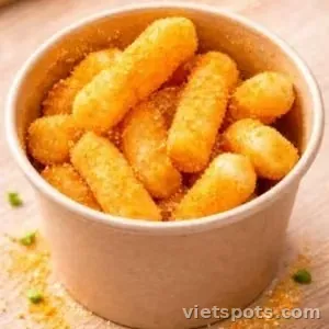 Tokbbokki chiên lắc phô mai