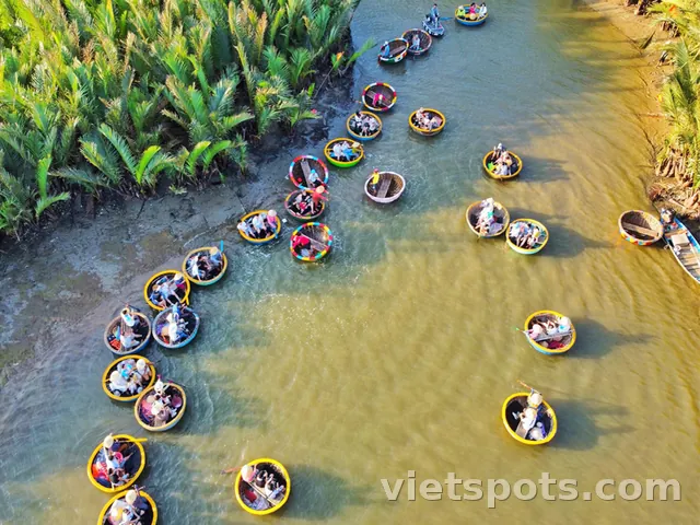 Tour Rừng dừa Bảy Mẫu – Phố cổ Hội An (Thuyền hoa đăng)